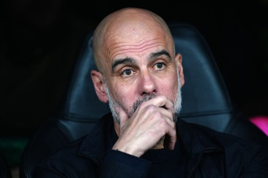 P. Guardiola was caught on social media