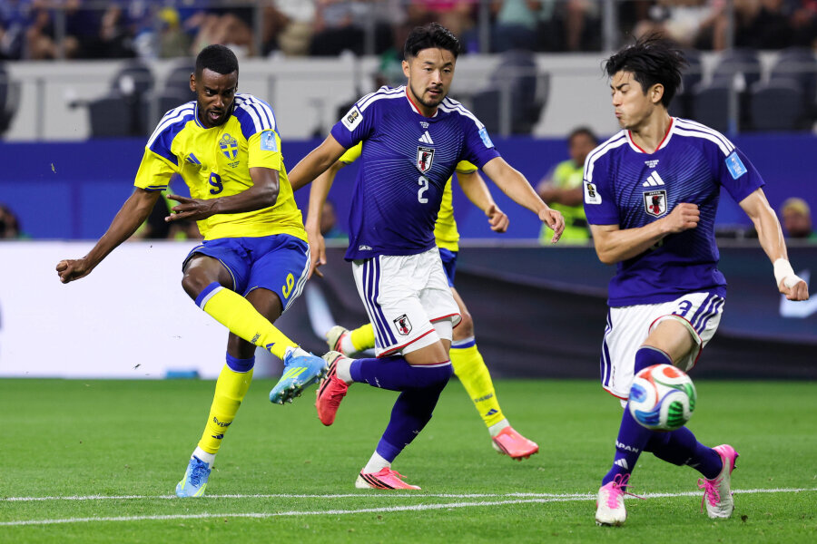Japan and Sweden, sharing points, advanced to the knockout stage.