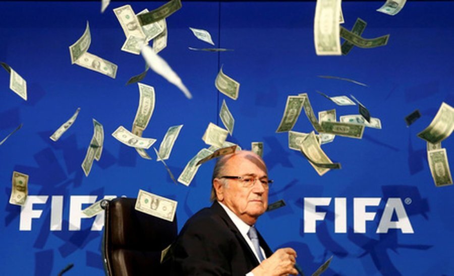 Even the corrupt S. Blatter stirred: 'No one has the right to sell our game'