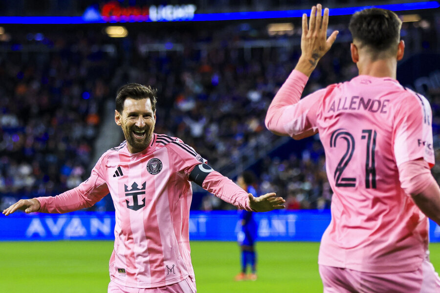 L. Messi scored a brace and provided an assist in the league cup.