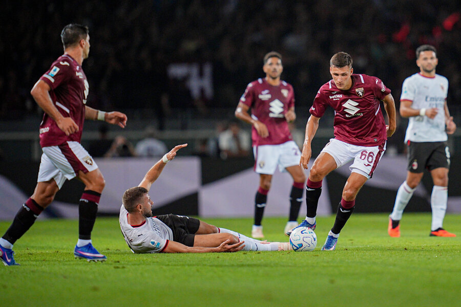 G. Gineitis made a decisive assist, but 'AC Milan' defeated 'Torino'