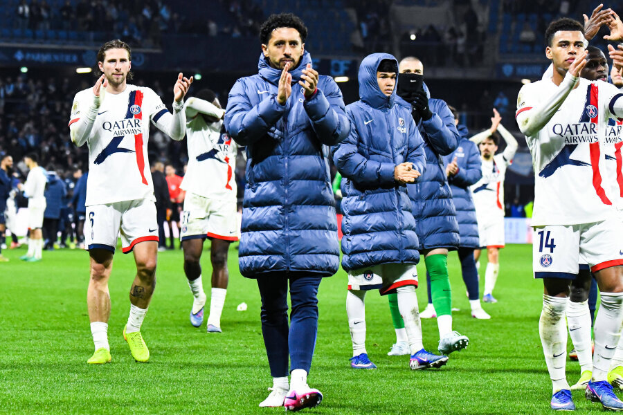 PSG in France once again saved themselves at the very end