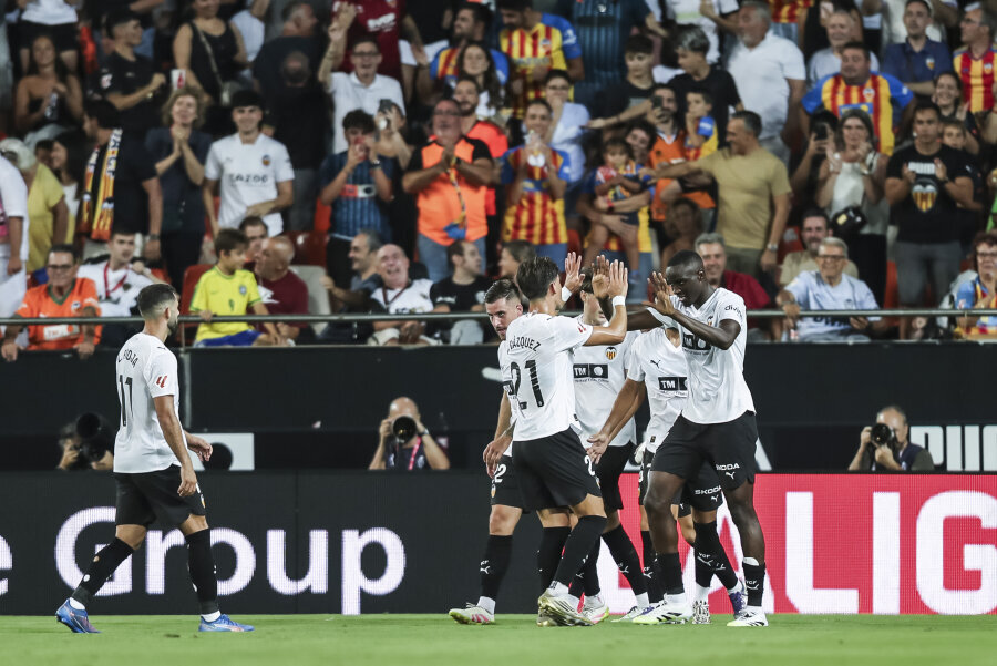 Valencia finally achieved their first victory of the season