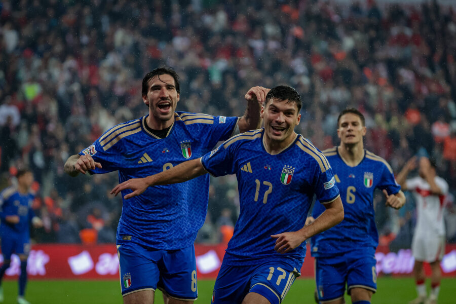 Italy defeated Turkey in an impressive style
