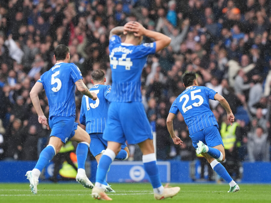 Brighton thrashed Crystal Palace by five goals