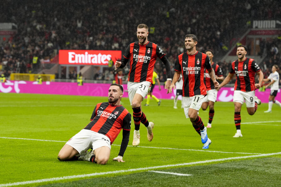 AC Milan defeated Atalanta