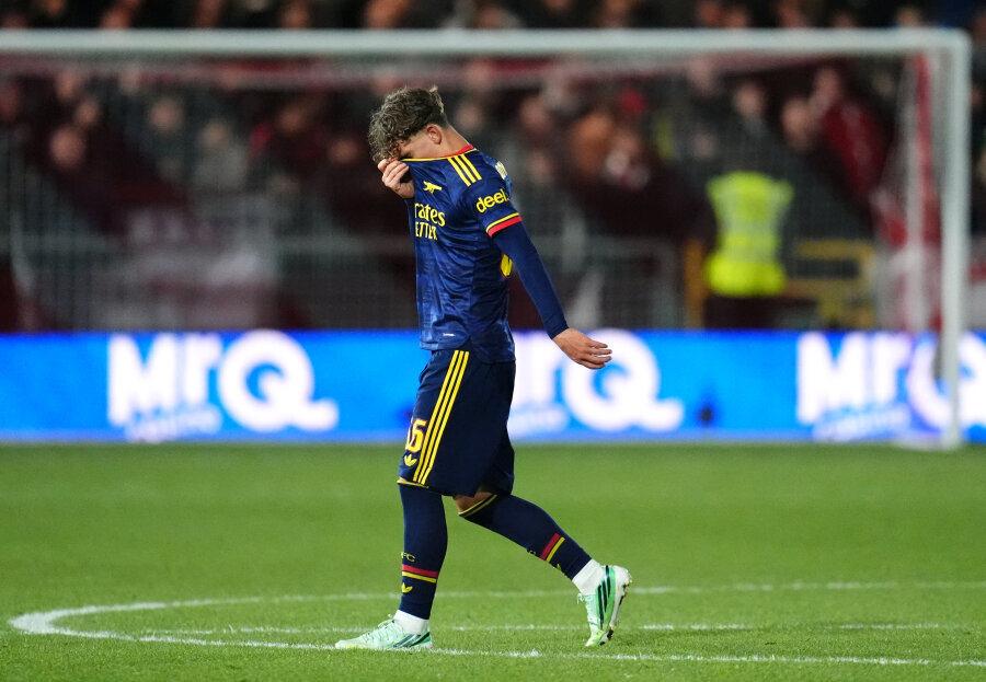 Sensation: Fourth-tier English club Fleetwood eliminated Arsenal from the League Cup