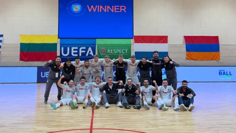 Žalgiris Kaunas Among the Top 16 UEFA Futsal Champions League Teams